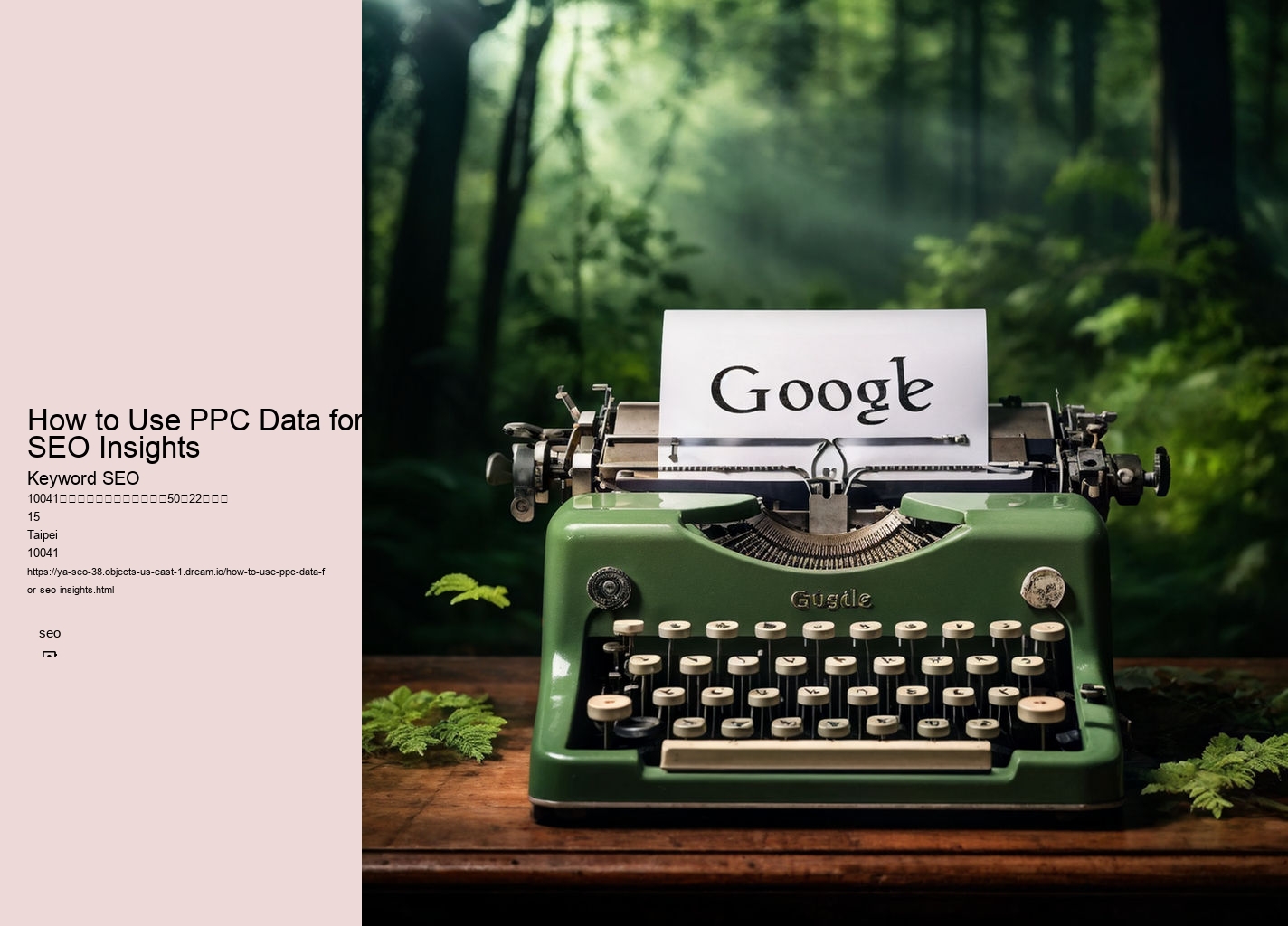 How to Use PPC Data for SEO Insights